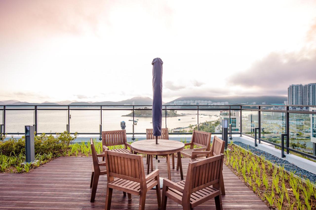 Lotte Castle Marina Aparthotel Yeosu Exteriör bild